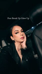 Nitibha Kaul Instagram - the glow up after crying endless tears > 

Wearing @zabellaofficial 

#Breakup #GlowUp #Motivation #MakeupTransition