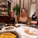 Nitibha Kaul Instagram - A perfect Sunday dinner at @loya.taj with the fam ✨Food was straight up North Indian heaven & the warmest hospitality as always at my favourite @tajpalacenewdelhi 🤍 Tummies & hearts were full 🌸 Wearing @nautanky with @dior Bangles @zara #SwayTheLoyaWay #TajPalaceNewDelhi #FamilyTime #SundayNight #DinnerDress #TheKauls Taj Palace, New Delhi