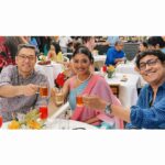 Paoli Dam Instagram - A hearty adda over some tea is a hug to the heart and spirit. Thank you @calcuttatimes , @chandrimapal , @ruman_ganguly for such a fun-filled afternoon! . . . . #internationalteaday #adda #tealover #hugtotheheart #teadaycelebration #lovelyevent #fullfilledafternoon #chailover #instapost #instaevent #calcuttatimes #instacarousel #potd #instagood #instagram #paolidam #paolidamofficial