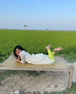 Pavani Gangireddy Instagram - The best Sankranthi celebrations are when you are at the villages. #sankranti #pongal #paddyfield #village