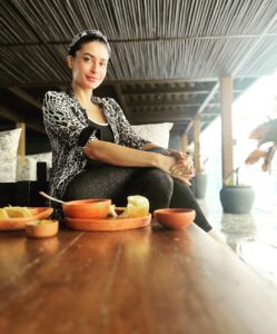 Pavitra Punia Instagram - It was a trip much needed ❤️
Let me elaborate the trip now 👇🏻

~Clicks no1 -i need tea ☕️, the first thing in morning so here we are having some chai time gupshup.Khansaab busy doing his work on📱phone.

~Click no2 - this one is from 🍱 breakfast @redthreadgoa . Where I wanted my #nomakeup picture and khansaab gave me some cool photography tips. 

~Click no3 - so this is what i could learn about “how to frame” technicalities from khansaab and I clicked and certainly couldn’t be a topper at learning the new skill 📸.PS - still a better click baby @eijazkhan 🥰

~Click no4 - this is the view and the feel that I was dying to gather #peace #rains #sea #breeze #love #us 

~Click no5 - certainly I couldn’t control eating 🍽️ whatever food 🍱I can and me bloated #hotairballoon🙆🏻‍♀️and khansaab looking 👀 chiseled as always “hah 😍”It was🏝️beach house 🏡 @redthreadgoa with in room plunge pool 🏊 with non stop pouring🌧️as you can see in the picture.I did not dare to take the dip in pool but khansaab did🏊‍♀️ 
Oh ya my new @gucci 🧣 scarf tuned into a sarong😎

~Click no6 - it’s a continuation picture of “what happened at the pool”. Before these clicks we were struggling to capture📸us non stop for 15 min and we failed due to the lovely weather. There comes an idea💡of “ call📞 someone from the reception”to click few memories 📝 of us🫶🏻

~Click no7 - been there done that but what haha a lot of baatein , yaadein, khana🍛🥘aur peena 🥂#thalassamorjim #thalassagoa 
A lot of laughter🤭and what a lovely weather. 

~Click no8 - we were roaming at #morjimbeach,clicking soooooo many pictures and making videos and running🏃and walking.It was going great 🥰 until our fans dropped by 🤝 and it turned out to be “hello sir , hello ma’am, hello eijaz bhai, hello hello hello 🧿 touchwood. 
Oh forget to mention… on the beach 🏝️ I was trying to gather 🐚 shells.

~Click no9 - breakfast 🥞 🍳 🧇 at @redthreadgoa on the arrival #dayone in goa. A little formal picture though 🤫 we act normal sometimes otherwise you know #crazy is our nickname 🤣

~Click no10 - 🧿🧿🧿🧿🧿🫶🏻🫶🏻🫶🏻🫶🏻❤️❤️❤️❤️🥰🥰🥰🥂🥂🥂🥂🥂
#eijazkhan #pavitrapunia #pavitraapuniya