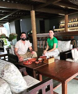 Pavitra Punia Instagram - It was a trip much needed ❤️
Let me elaborate the trip now 👇🏻

~Clicks no1 -i need tea ☕️, the first thing in morning so here we are having some chai time gupshup.Khansaab busy doing his work on📱phone.

~Click no2 - this one is from 🍱 breakfast @redthreadgoa . Where I wanted my #nomakeup picture and khansaab gave me some cool photography tips. 

~Click no3 - so this is what i could learn about “how to frame” technicalities from khansaab and I clicked and certainly couldn’t be a topper at learning the new skill 📸.PS - still a better click baby @eijazkhan 🥰

~Click no4 - this is the view and the feel that I was dying to gather #peace #rains #sea #breeze #love #us 

~Click no5 - certainly I couldn’t control eating 🍽️ whatever food 🍱I can and me bloated #hotairballoon🙆🏻‍♀️and khansaab looking 👀 chiseled as always “hah 😍”It was🏝️beach house 🏡 @redthreadgoa with in room plunge pool 🏊 with non stop pouring🌧️as you can see in the picture.I did not dare to take the dip in pool but khansaab did🏊‍♀️ 
Oh ya my new @gucci 🧣 scarf tuned into a sarong😎

~Click no6 - it’s a continuation picture of “what happened at the pool”. Before these clicks we were struggling to capture📸us non stop for 15 min and we failed due to the lovely weather. There comes an idea💡of “ call📞 someone from the reception”to click few memories 📝 of us🫶🏻

~Click no7 - been there done that but what haha a lot of baatein , yaadein, khana🍛🥘aur peena 🥂#thalassamorjim #thalassagoa 
A lot of laughter🤭and what a lovely weather. 

~Click no8 - we were roaming at #morjimbeach,clicking soooooo many pictures and making videos and running🏃and walking.It was going great 🥰 until our fans dropped by 🤝 and it turned out to be “hello sir , hello ma’am, hello eijaz bhai, hello hello hello 🧿 touchwood. 
Oh forget to mention… on the beach 🏝️ I was trying to gather 🐚 shells.

~Click no9 - breakfast 🥞 🍳 🧇 at @redthreadgoa on the arrival #dayone in goa. A little formal picture though 🤫 we act normal sometimes otherwise you know #crazy is our nickname 🤣

~Click no10 - 🧿🧿🧿🧿🧿🫶🏻🫶🏻🫶🏻🫶🏻❤️❤️❤️❤️🥰🥰🥰🥂🥂🥂🥂🥂
#eijazkhan #pavitrapunia #pavitraapuniya