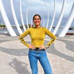 Shreya Dhanwanthary Instagram - Art & Adventure at Perth . @australia @westernaustralia @visitperth @cityofperth @zipclimbperth @mipalkarofficial @ohheywa @manishamakwana18 #wathedreamstate #seeaustralia #matagarupbridge #art #muralart