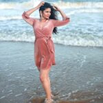 Soundariya Nanjundan Instagram - Letting the sea breeze transport me to a place of tranquility and serenity 🌊 . 📸- @crackjackphotography 🌊 🌊 🌊 🌊 🌊 🌊 #soundariyananjundan #beach #travel #summer #sea #nature #photography #sunset #love #beachlife #ocean #photooftheday #instagood #beautiful #vacation #travelphotography #picoftheday #sky #instagram #beachvibes #travelgram #waves #photo #sand #fashion #like #naturephotography #surf #instagood #instagram #followforfollowback #likesforlike Sea Side