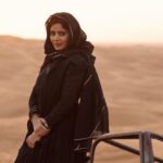 Soundariya Nanjundan Instagram - The last one from the black dress series🤭... until I discover a new pair of black dress😉! . #BlackForever" 🏜️ 📸- @bhoopalm_official 🐪 🐪 🐪 🐪 🐪 🐪 #soundariyananjundan #desert #travel #nature #photography #desertlife #travelphotography #adventure #instalike #love #instadaily #sunset #dubai #photooftheday #instagood #sahara #instagood #followforfollowback #art #travelgram #sand #explore #naturephotography #uae #model #mountains #wanderlust #photo #instagram #desertvibes
