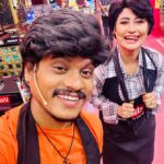 Sunita Gogoi Instagram - Puguzhuuuuuu n sunnuuuu 🕺💃 @vijaytvpugazh #cwc #entertainment