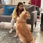 Tina Datta Instagram - “Most of us have been told angels have wings, some of us have learned they have paws!” . . . #FamilyDatta #FamilySunday #EklaChaloRe #WarriorPrincess #HumRaheNaRaheHum #dogsofinstagram #petlovers #doglover #tinadatta