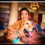 Tina Datta Instagram - A hug that takes away all my stress and worries... My baby boy!! ❤️ . . . #FamilyDatta #FamilySunday #EklaChaloRe #WarriorPrincess #HumRaheNaRaheHum #dogsofinstagram #petlovers #doglover #tinadatta Umbergaon