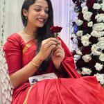 Varsha Bollamma Instagram - Wondering who gave me this rose? ☺️♥️ . A rhinoceROSE 🤓🤣🙃