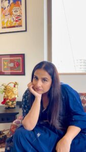 Vidya Balan Instagram - Ego ki problem hai. Attitude theek hai 🫡