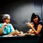 Aahana Kumra Instagram - Your First is always special! 🎭 In the next series of posts ill be sharing my firsts ! 🌸💕 These beautiful stills are from my first professional play “By George” directed by @naseeruddin49 sir. It was a play called ’Village Wooing’ witten by George Bernard Shaw it was one of the most beautiful experiences as an artist to be learning from the best Maestros Naseer sir and Ratna ma’am!! Stills from the tech run at the @ncpamumbai @motleyproductions 2nd and 3rd April 2011 #theatrezindabad #theatrelife . . . . #theatrekid #georgebernardshaw #villagewooing #aahanakumra #motleyproduction #theatre #theatrephotography Ncpa Nariman Point