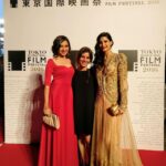Aahana Kumra Instagram - In my third post from the series of ‘my first’! This is from my first ever film premier of my life in Tokyo! From a film called “Lipstick Under My Burkha” that changed the course of my life! It took place in Tokyo at the @tokyo_intl_film_festival in 2016. And off we went to represent our film in a country that didn’t speak our language but we all understood the language of cinema and womanhood! Through these photos I get reminded of how we managed to get our outfits organised for the red carpet! Borrowed and stitched ourselves! No help! No grooming! Just simple hustling! It truly was memorable! We looked so professional in front of the Japanese media!! And they loved us!! Just like the way we loved them! 🇯🇵👹🍜🏯🎏🎎🎑🍣🍛🥢🎍🍢🎋 Also P.S : we got to be on the red carpet with the former Prime Minister of Japan, Late Mr. Shinzo Abe and the two maestros Meryl Streep and Hugh Grant! Im always going to be proud of this film and how it changed my views on feminism in it’s true sense! @alankrita601 @plabita.manu . . . . #throwbackthursday #thursday #throwback #tokyointernationalfilmfestival #tokyo #japan #lipstickundermyburkha #premier #redcarpet #premiernight #aahanakumra #japan #memories Roppongi