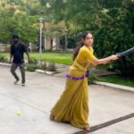 Aakanksha Singh Instagram - Dhoni naa honi 😝 Anyone up for chhatri cricket 🌂🎾 ?? Hyderabad