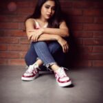 Aarthi Instagram - Kick(s)tarting Birthday Month ♥️🐏👟 . . P.S. My fav is pic 4 🐶 . . 👚 @dior 👟 @kkixcustoms 📸 @kiransaphotography