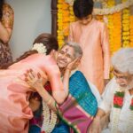 Aarthi Instagram - This picture is not to complete the grid but because she completes us. 🤍 🤍 She blessed me when I got married, today Im blessed to see hers. . . . 📸 @pk_views