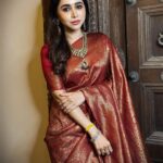Aarthi Instagram - The saree I wear maybe traditional, But I am six yards ahead of my time ♥️
