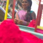 Aashika Padukone Instagram - Embracing the Beauty of Simple pleasures in the traditional World 🌿🌸 Saree: @ss_fashions_2728 Customised Bangles: @handmade_jewellery_15 #priyamithunam #adipurush #telugureels #trending #instareels #reelsindia #saree #traditional #shoot #transition