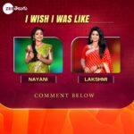 Aashika Padukone Instagram - Let Us Know In Comments 👇👇Who You Wish To Become😍😍 #Nayani #Lakshmi #ZeeTelugu @ashikapadukone_official @maahigouthami