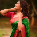 Aathmika Instagram - For the love of Saree… For the love of Life… For the love of God… For the love of Good vibes… For the love of Seeing goodness in everything… Keep adding to it… ❤️ 📸 @camerasenthil Blouse @sankalptheboutique