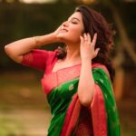 Aathmika Instagram - For the love of Saree… For the love of Life… For the love of God… For the love of Good vibes… For the love of Seeing goodness in everything… Keep adding to it… ❤️ 📸 @camerasenthil Blouse @sankalptheboutique