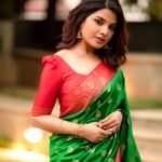 Aathmika Instagram - For the love of Saree… For the love of Life… For the love of God… For the love of Good vibes… For the love of Seeing goodness in everything… Keep adding to it… ❤️ 📸 @camerasenthil Blouse @sankalptheboutique