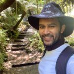 Abijeet Duddala Instagram - Hi, it's Indian Jones.. Can someone ship me a whip? Desi Laati will also do. Nice hike pole jugaad.. #hike #bluemountains #trail #wilderness #nature Grand Canyon Hike - Blue Mountains Nsw