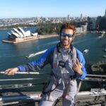 Abijeet Duddala Instagram - Climbing Bridges now #bridgeclimbsydney Sydney Harbour