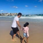 Abijeet Duddala Instagram - Aifoo and kiddies at the beach.. #beach #sunsoutbunsout #sydney Bondi Beach, NSW 2026, Australia
