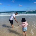 Abijeet Duddala Instagram - Aifoo and kiddies at the beach.. #beach #sunsoutbunsout #sydney Bondi Beach, NSW 2026, Australia