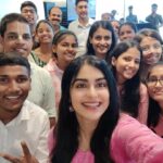 Adah Sharma Instagram – I got to hang out with the COOOOLEST kids in mumbai today ! Our SSC toppers from BMC schools 😍 and I also got to take pictures with them and chat with them! मी खरोखर खूप lucky आहे। ❤️