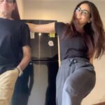 Aksha Pardasany Instagram - Happy Fathers Day ❤️ I have no idea how my Dad agreed to do this with me, but I can’t stop obsessing over this video! 😂 @6256.sunil Love you Papa ❤️ #fatherdaughter #akshapardasany