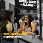 Ameya Mathew Instagram - We couldn't help but watch in wonder @ameyamathew expertly defend her personal space with some scent-sational tricks!😎 Her secret? Tactically selecting scents that send everyone running for cover! 🙅‍♀️ From boss to hubby, nobody can resist her personalized "no-entry" zone! Written & directed: @jithinnaz Camera: @r.ashi___ Lulu Mall Trivandrum