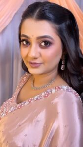 Anamika Chakraborty Instagram - Registry makeover of gorgeous ✨✨@anamikachakraborty ✨✨

Beauty of a person doesn’t lie just in their looks, but also in their personality and behaviour.💖💖

Many many congratulations to you both for this new beginning in your lives and wishing you all the love, happiness and prosperity 💝💝
.
@studiotouchbaishakhi
@hair_with_madhumita 
.
.
.
.
.
.
.
.
.
.
.
.

#makeupturorial #makeupgoals #makeupidea #makeuplove #glammakeup #viral #makeuppro #makeuptransformation #makeuptime #makeuptutorial #eyeshadowlooks #makeuplooks #makeup #beautybloggers #reels #morphebrushes #beautytips #muasfeaturing #100daysofmakeup #colourpopme #instareels #poland #session #photomodel #girl #fashion #love #video #beautifulnailsart
