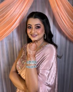 Anamika Chakraborty Instagram - Registry makeover of gorgeous ✨✨@anamikachakraborty ✨✨

Beauty of a person doesn’t lie just in their looks, but also in their personality and behaviour.💖💖

Many many congratulations to you both for this new beginning in your lives and wishing you all the love, happiness and prosperity 💝💝

@studiotouchbaishakhi 
@hair_with_madhumita 
.
.
.
.
.
.
.
.
.
.
.
.
.

#makeupturorial #makeupgoals #makeupidea #makeuplove #glammakeup #viral #makeuppro #makeuptransformation #makeuptime #makeuptutorial #eyeshadowlooks #makeuplooks #makeup #beautybloggers #reels #morphebrushes #beautytips #muasfeaturing #100daysofmakeup #colourpopme #instareels #poland #session #photomodel #girl #fashion #love #video #beautifulnailsart