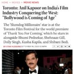 Anil Kapoor Instagram - Bollywood's coming of age, and the world’s about to witness it! India, see you in Cinemas on 6th October 2023. #ThankYouForComing #ComebackOfTheChickFlick #DontForgetToCome #ThankYouForComingAtTIFF @bhumipednekar @shehnaazgill @dollysingh @kushakapila @shibani_bedi #PradhumanSinghMall @natasharastogi @Gautmik @sushantdivgikr @salonidaini_ @dollyahluwalia @kkundrra @tejaswidevchaudhary @shobha9168 @ektarkapoor @rheakapoor @karanboolani @radsanand @prashastisingh @udayanbhat @gaurisathe @jpaarth @balajimotionpictures @akfcnetwork
