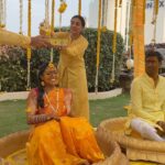 Anisha Victor Instagram - Day 2: Haldi Masti (Turmeric fun🤪) #SteffiWedsRaghu 💛 Vishakapatnam