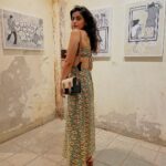 Anisha Victor Instagram - Art night 🖼️ Thursday with the launch of gallery @xxl.gallery exhibition OUTSIDERS. Huge congratulations to the team and @merchantofmuziris on this labour of love, so proud of you! 🌸 #art #artnight #galleryXXL