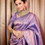 Ankita Lokhande Instagram - Weddings are special!! Isn’t it? Makeup and hair- @prachismakeover_ Stylist @castelino_priyanka Saree by :- @zaribanaras Jewellery by :- @mkjewels_india Pr :- @vblitzcommunications