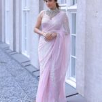 Ankita Lokhande Instagram - Keep your face always towards the sunshine and shadows will fall behind you ✨☀️. Stylist: @castelino_priyanka Makeup, Hair & Saree draping @bridalsbybutterfly Photographer @vividmemoir.dk wearing: @rachitkhannaofficial Jwellery @rezachirag