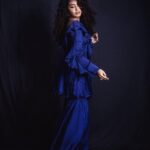 Anupama Parameswaran Instagram - Blu-med in chaos🪬 Outfit - @poojakankariyaofficial Jewellery - @thetrinkaholic Stylist - @sandhya__sabbavarapu Styling team - @team_sandhya @sirichandana_medi Photograper - @Karteeksivagouni @Mudiraj_navin