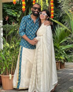 Arjun Ashokan Instagram - Happy Onam 🌸
