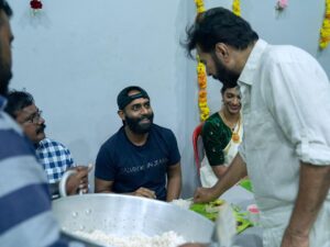 Arjun Ashokan Instagram - Blessed Onam ❤️ @mammootty @rahul_madking @sidharthbharathan @bramayugam 
📸 : @saranblackstar ❤️