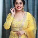 Arya Instagram - Happiness looks good on me you see 🥶🌞❤️ Styling @sabarinathk_ Mua @vikramanvijitha Hair @chan_aneesh Pc @pranavraaaj #smile #yellow #favcolor #festivewear #keralagram #dressup #makeup #lovemyjob #aryabadai