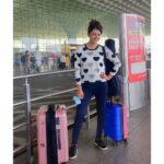 Bidita Bag Instagram - Shooting days are here again 🎬...living out of a suitcase...bare essentials and a guitar....onwards film schedule 😎🎸 #Airportlook ✈️🖤