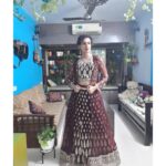 Bidita Bag Instagram - My doctor brothers doing my Raksha all the time 😇❤️ Thank you @dr.vikas.saini 🤗 #DrVijaySaini 🤗 They gifted me this beautiful outfit ❤️🖤 There was no one to shoot, so I shot images myself 😁 #selfie
