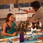 Bidita Bag Instagram - @shreyastalpade27 is a complete sweetheart. I have watched so many of his films over the years, like Iqbal, Dor. His comic timing is also superb. He is very grounded and cooperative. I remember we needed a blue saree to shoot for a scene but couldn't find one. At the time Shreyas was going to from Mumbai for a day, so I requested him if he could request his wife and bring a blue saree with him. And he brought a suitcase full of blue sarees to chose from. 🤦💙 He is that dedicated and cooperative with his team. @deeptitalpade is equally sweet 😍💙 #TeenDoPaanch