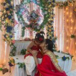 Charu Asopa Instagram - वक्रतुण्ड महाकाय सूर्यकोटि समप्रभ । निर्विघ्नं कुरु मे देव सर्वकार्येषु सर्वदा ॥🙏