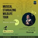 Chinmayi Instagram - Wildlife, Sunsets, Starry Nights…. AND CHINMAYI’S VOICE all at once under the Maasai skies! Our Maasai Mara Wildlife-Stargazing trip is back again, this time with a queen’s melody adding more to the out-of-the-world majesties and magic. We are super-thrilled to have the one and only @chinmayisripaada singing for us while we witness spectacular sunsets and the parades of mighty beasts in nature’s most grandiose settings. Chinmayi’s live performance in perfect sync with the beats of Maasai’s time and space is sure a dream worth experiencing! Join us for the experience this November 13 to 18, get ready to be enthralled. DM @starvoirs for more details. PS . The event will be led by @mahesh_subramaniang & @bhava.nandhi. The wildlife safari will be led by experienced wildlife photographer and enthusiast Mahesh Subramanian. The stargazing session at night will be led by @bhava.nandhi and @sarathprabhav . We will be carrying our 8-inch telescope for the trip to Stargaze.