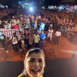 Chinmayi Instagram - This was the BEST! A heavy downpour and a concert that started late but WHAT A CROWD!! @jipmerspandan you guys are bae ❤️❤️