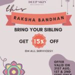 Chinmayi Instagram - ✨Pamper with your Sibling✨ This year, Celebrate Raksha Bandhan with Deep Skin Dialogues! Tag along with your sibling to avail an exciting 15% discount on all our services 😌✨ Share this with your siblings and get an appointment now👯‍♀️ Offer Valid only on 31st August, 1st & 2nd Sept only!! Prebook your appointments to secure this special offer! To book appointments: 📞Chennai: +91 7358320111 📞Hyderabad: +91 9150598889 www.deepskindialogues.com (Terms & Conditions Applied) #siblinglove #skincare #showlove #siblinggoals #chennai #hyderabad #deepskindialogues